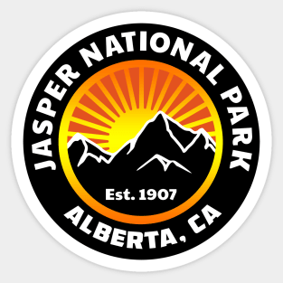 Jasper National Park Alberta Canada Rocky Mountains Rockies Sticker